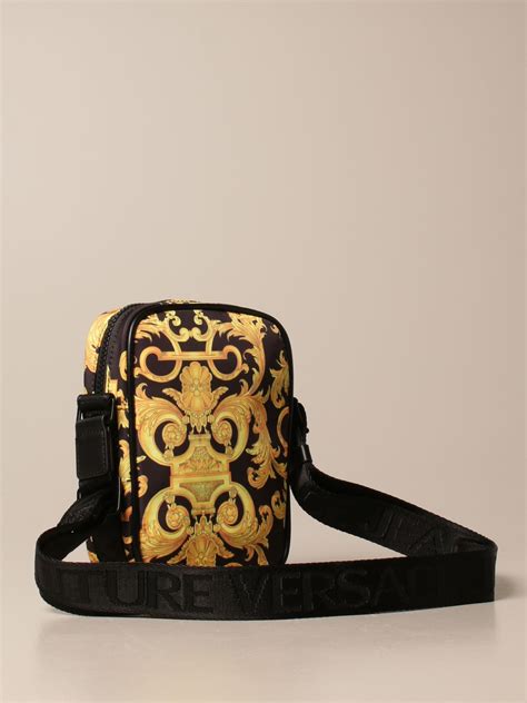 versace shoulder bag mens replica|versace side bag men's.